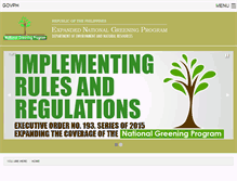 Tablet Screenshot of ngp.denr.gov.ph